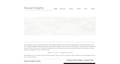 Desktop Screenshot of nausetheights.org