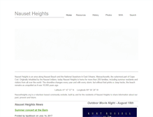 Tablet Screenshot of nausetheights.org